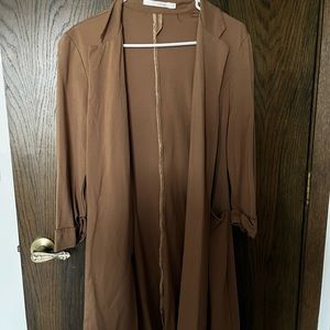 Long cardigan blazer sytle